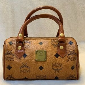 Authentic MCM nano speedy Boston bag